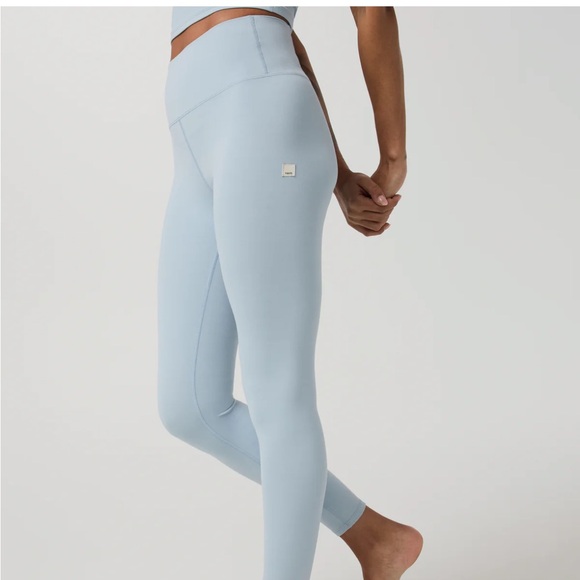 Vuori Pants - Vuori Light Blue High-Waist Leggings AllTheFeels